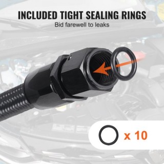 Σετ Σωλήνα Καυσίμου VEVOR 6AN, 20 FT, Μαύρο  QCYYRYRGNLBZSYIKSV0