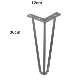BAKAJI 4x Πόδια Τραπεζιού Έπιπλα Καθιστικού Σκαμπό 36cm Μεταλλικός ... BAKAJI 4x Πόδια Τραπεζιού Έπιπλα Καθιστικού Σκαμπό 36cm Μεταλλικός ...