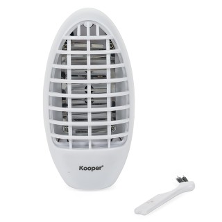 Kooper Ηλεκτρική Εντομοπαγίδα Τοίχου με Πρίζα και 4 UV LED, 2 W, Λε...