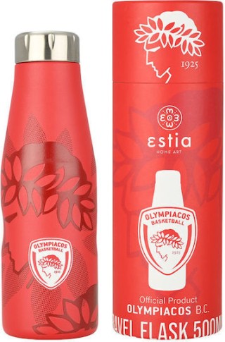 ESTIA Μπουκάλι Θερμός 500 ml Ολυμπιακός BC 00-27179