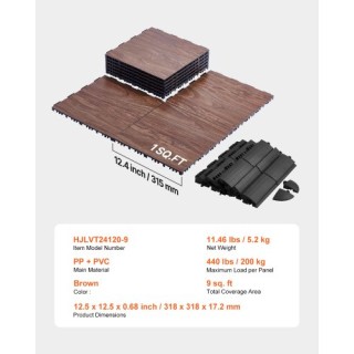 VEVOR Σετ Δαπέδου Γυμναστηρίου 9 Τεμαχίων Διασυνδεόμενα Πλακίδια Πα... VEVOR Σετ Δαπέδου Γυμναστηρίου 9 Τεμαχίων Διασυνδεόμενα Πλακίδια Πα...