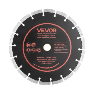VEVOR Διαμαντόδισκοι 230 mm για Σκυρόδεμα, 3 τεμ., Οπή 22,2 mm HNTJ... VEVOR Διαμαντόδισκοι 230 mm για Σκυρόδεμα, 3 τεμ., Οπή 22,2 mm HNTJ...