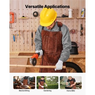 VEVOR Βαριά Δερμάτινη Ποδιά Συγκόλλησης Ανθεκτική στη Ζέστη CGKWQCG... VEVOR Βαριά Δερμάτινη Ποδιά Συγκόλλησης Ανθεκτική στη Ζέστη CGKWQCG...