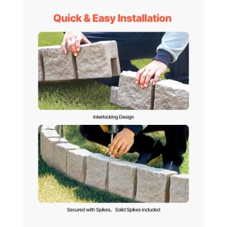 VEVOR Πλαστικό Περίγραμμα Κήπου Ανθεκτικό στο Ξεθώριασμα RZSPZZCCZS... VEVOR Πλαστικό Περίγραμμα Κήπου Ανθεκτικό στο Ξεθώριασμα RZSPZZCCZS...