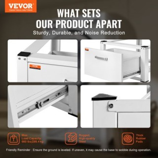 Βάση Πλυντηρίου VEVOR με Συρτάρι 299kg XYJDZDCT2729XCSU3V0 Βάση Πλυντηρίου VEVOR με Συρτάρι 299kg XYJDZDCT2729XCSU3V0