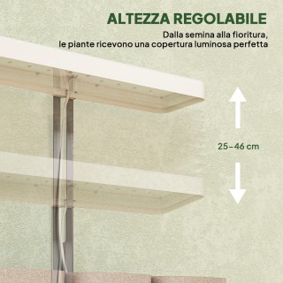 Outsunny Λάμπα για Φυτά με 42 LED Φώτα, 3 Γλάστρες, Χρονοδιακόπτη κ... Outsunny Λάμπα για Φυτά με 42 LED Φώτα, 3 Γλάστρες, Χρονοδιακόπτη κ...