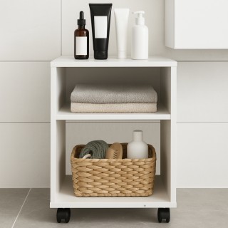 BAKAJI Κινητό Γραφείο με Θήκη για Εκτυπωτή με Ρόδες Πολυχρηστικό Ντ... BAKAJI Κινητό Γραφείο με Θήκη για Εκτυπωτή με Ρόδες Πολυχρηστικό Ντ...