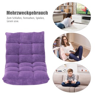 Costway Πτυσσόμενη Πολυθρόνα Δαπέδου με Ρυθμιζόμενη Πλάτη σε 14 Θέσ... Costway Πτυσσόμενη Πολυθρόνα Δαπέδου με Ρυθμιζόμενη Πλάτη σε 14 Θέσ...