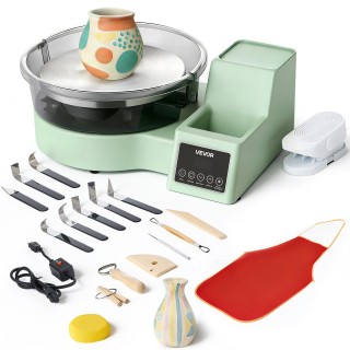 VEVOR Ηλεκτρικός Κεραμικός Τροχός για Ενήλικες, 28 εκ., 450W με Ρυθ...