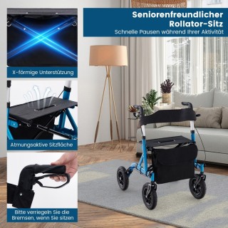 Costway Πολυλειτουργικός Πτυσσόμενος Περιπατητήρας με Πνευματικούς ... Costway Πολυλειτουργικός Πτυσσόμενος Περιπατητήρας με Πνευματικούς ...