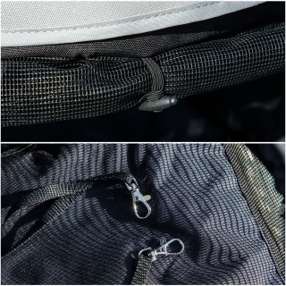 PawHut Καροτσάκι για Σκύλους με 2 Παράθυρα με Δίχτυ, από Ατσάλι και... PawHut Καροτσάκι για Σκύλους με 2 Παράθυρα με Δίχτυ, από Ατσάλι και...