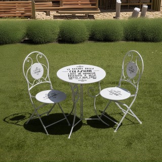 Galileo Σετ τραπέζι και 2 πτυσσόμενες καρέκλες εξωτερικού χώρου από...