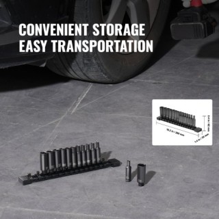 VEVOR Σετ Καρυδάκια 14τμχ 6-γων. 1/4 Βαθιά Μετρικά 4-15mm Cr-Mo CJ... VEVOR Σετ Καρυδάκια 14τμχ 6-γων. 1/4 Βαθιά Μετρικά 4-15mm Cr-Mo CJ...