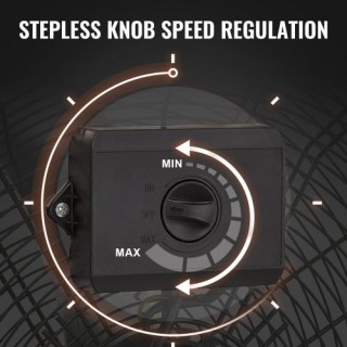 VEVOR Βιομηχανικός Ανεμιστήρας 24 Μεταβλητής Ταχύτητας 7935CFM GY... VEVOR Βιομηχανικός Ανεμιστήρας 24 Μεταβλητής Ταχύτητας 7935CFM GY...