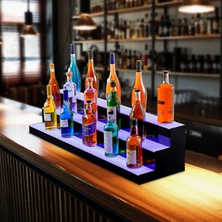 VEVOR Φωτιζόμενο Ράφι Μπουκαλιών 48 3 Επιπέδων με Έλεγχο RF & App ... VEVOR Φωτιζόμενο Ράφι Μπουκαλιών 48 3 Επιπέδων με Έλεγχο RF & App ...