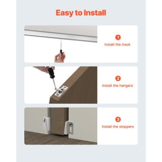 VEVOR Σετ Οδηγού Συρόμενης Πόρτας 6 ποδιών Βαρέως Τύπου με 3 Τροχού... VEVOR Σετ Οδηγού Συρόμενης Πόρτας 6 ποδιών Βαρέως Τύπου με 3 Τροχού...