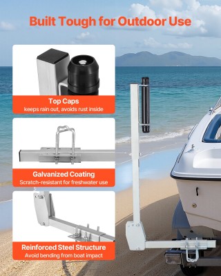 VEVOR Ρυθμιζόμενοι Οδηγοί Τρέιλερ για Βάρκες, 700-1050 mm, 2 Τεμάχι...
