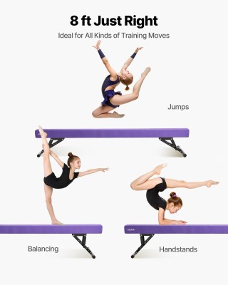 VEVOR Ρυθμιζόμενη Δοκός Ισορροπίας 8ft, Δύο Λειτουργίες & Πέντε Ύψη... VEVOR Ρυθμιζόμενη Δοκός Ισορροπίας 8ft, Δύο Λειτουργίες & Πέντε Ύψη...