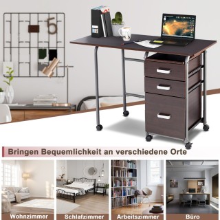 Costway Πτυσσόμενο Γραφείο Υπολογιστή με Σταθερή Μεταλλική Κατασκευ... Costway Πτυσσόμενο Γραφείο Υπολογιστή με Σταθερή Μεταλλική Κατασκευ...