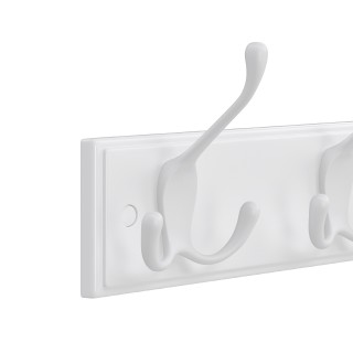 SONGMICS Κομψή Επιτοίχια Κρεμάστρα σε Λευκό Χρώμα, 39 x 4.5 x 7.5 c...