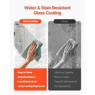 VEVOR Πτυσσόμενη Πόρτα Μπανιέρας Χωρίς Πλαίσιο 51x56 ιντσών PFYGM51...