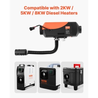 VEVOR Κιτ Εισαγωγής Αέρα για Πετρελαιοθερμαντήρες - Εύκαμπτη Σωλήνα... VEVOR Κιτ Εισαγωγής Αέρα για Πετρελαιοθερμαντήρες - Εύκαμπτη Σωλήνα...