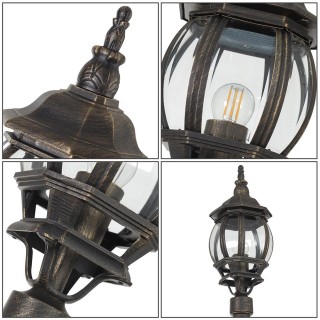 BAKAJI Κλασικό Βικτωριανό Φανάρι Κήπου Εξωτερικού Χώρου Αλουμινίου ... BAKAJI Κλασικό Βικτωριανό Φανάρι Κήπου Εξωτερικού Χώρου Αλουμινίου ...