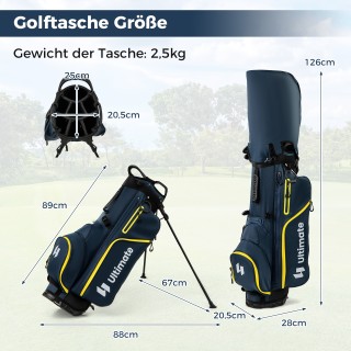 Costway Σετ 15τμχ Γκολφ με Τσάντα & Κάλυμμα - Κίτρινο SP38453YE Costway Σετ 15τμχ Γκολφ με Τσάντα & Κάλυμμα - Κίτρινο SP38453YE