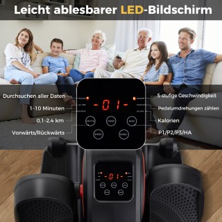 Costway Ελλειπτικό μηχάνημα γυμναστικής κάτω από το γραφείο με αυτό... Costway Ελλειπτικό μηχάνημα γυμναστικής κάτω από το γραφείο με αυτό...