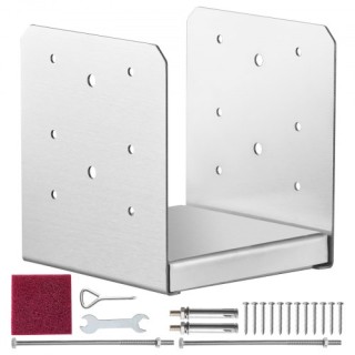 Ρυθμιζόμενη Βάση Στύλου VEVOR 152.4x152.4 από Ανοξείδωτο Ατσάλι για... Ρυθμιζόμενη Βάση Στύλου VEVOR 152.4x152.4 από Ανοξείδωτο Ατσάλι για...