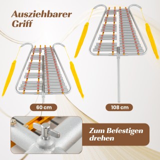 Costway 29-Νότων Γκλοκενσπίελ Από Αλουμίνιο με Ρυθμιζόμενη Λαβή MU1... Costway 29-Νότων Γκλοκενσπίελ Από Αλουμίνιο με Ρυθμιζόμενη Λαβή MU1...