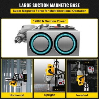 Ηλεκτρικό Μαγνητικό Δράπανο VEVOR MD40 με Σετ Κοπτικών 11τμχ MD40C... Ηλεκτρικό Μαγνητικό Δράπανο VEVOR MD40 με Σετ Κοπτικών 11τμχ MD40C...