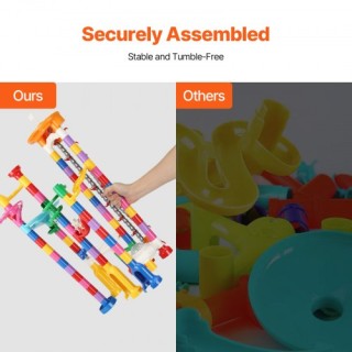 VEVOR Σετ Μαρμάρων 230 Τεμ με Μηχανοκίνητο Ανελκυστήρα Εκπαιδευτικό...