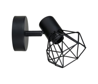 Ostaria Σποτ Μεταλλικό 1 Αμπαζούρ Διαμάντι Μαύρο Diamond -35377