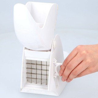 BAKAJI Χειροκίνητος Κόφτης Πατάτας για Πατατάκια με Λεπίδες από Ανο... BAKAJI Χειροκίνητος Κόφτης Πατάτας για Πατατάκια με Λεπίδες από Ανο...