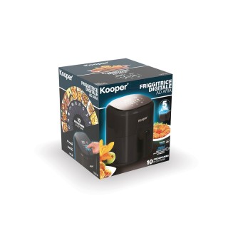 Kooper Φριτέζα αέρος 5 L με οθόνη αφής 1200 W μαύρο γυαλιστερό Koop... Kooper Φριτέζα αέρος 5 L με οθόνη αφής 1200 W μαύρο γυαλιστερό Koop...