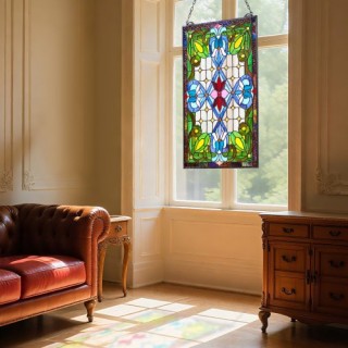 VEVOR Τζάμι Βιτρό Tiffany με Αλυσίδα 43 x 74 εκ. ZXFXCSBLBZXFFOWZR0... VEVOR Τζάμι Βιτρό Tiffany με Αλυσίδα 43 x 74 εκ. ZXFXCSBLBZXFFOWZR0...