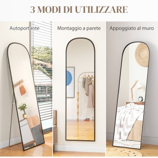 HOMCOM Σύγχρονος Καθρέπτης Δαπέδου και Τοίχου από Κράμα Αλουμινίου ... HOMCOM Σύγχρονος Καθρέπτης Δαπέδου και Τοίχου από Κράμα Αλουμινίου ...