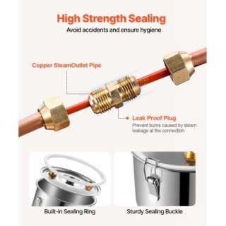 VEVOR Σετ Απόσταξης Φεγγαρόφωτου 8 Γαλόνια Νερού Αλκοόλ Αποστακτήρα... VEVOR Σετ Απόσταξης Φεγγαρόφωτου 8 Γαλόνια Νερού Αλκοόλ Αποστακτήρα...