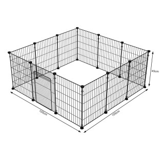 BAKAJI Περίφραξη Μικρών Ζώων με Ανοιγόμενη Πόρτα Χάμστερ Κουνέλια ... BAKAJI Περίφραξη Μικρών Ζώων με Ανοιγόμενη Πόρτα Χάμστερ Κουνέλια ...