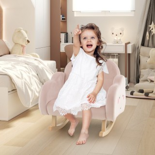 Costway  Εργονομική Κουνιστή Καρέκλα Νηπίων με Ολλανδικό Βελούδο κα...