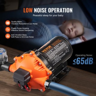 VEVOR Αντλία Διαφράγματος 12V 5GPM 5-Θαλάμων με Διακόπτη Πίεσης 12... VEVOR Αντλία Διαφράγματος 12V 5GPM 5-Θαλάμων με Διακόπτη Πίεσης 12...