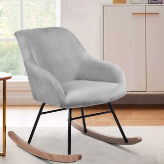 BAKAJI Πολυθρόνα Καρέκλα Κουνιστή Χαλάρωσης Υφασμάτινη και Μεταλλι... BAKAJI Πολυθρόνα Καρέκλα Κουνιστή Χαλάρωσης Υφασμάτινη και Μεταλλι...