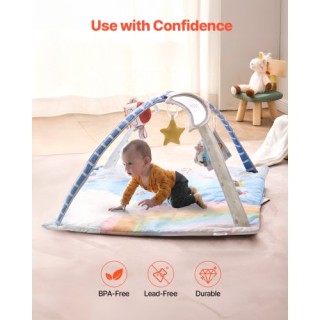 VEVOR Παιδικό Γυμναστήριο Δραστηριοτήτων με 6 Αισθητηριακά Παιχνίδι...