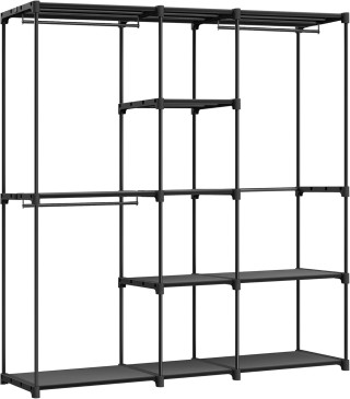 Φορητή Ανοιχτή Ντουλάπα – 43 x 182 x 182 cm – Μαύρο RYG037B02 Songmics Φορητή Ανοιχτή Ντουλάπα – 43 x 182 x 182 cm – Μαύρο RYG037B02 Songmics