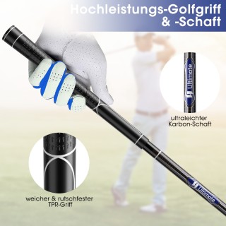 Costway Σετ Γκολφ 9 τεμαχίων για δεξιόχειρες άνδρες με Driver από γ...