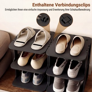 Costway 6όροφο Στοιβαζόμενο Ράφι Παπουτσιών, Κάθετος Οργανωτής Δαπέ... Costway 6όροφο Στοιβαζόμενο Ράφι Παπουτσιών, Κάθετος Οργανωτής Δαπέ...