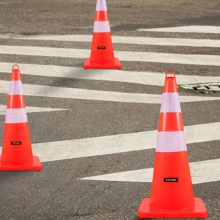 Κώνοι Ασφαλείας VEVOR 12 x 28 με Αντανακλαστικές Ταινίες AQZYCQHSB... Κώνοι Ασφαλείας VEVOR 12 x 28 με Αντανακλαστικές Ταινίες AQZYCQHSB...