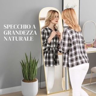 HOMCOM Σύγχρονος Καθρέφτης Δαπέδου και Τοίχου από Κράμα Αλουμινίου ... HOMCOM Σύγχρονος Καθρέφτης Δαπέδου και Τοίχου από Κράμα Αλουμινίου ...