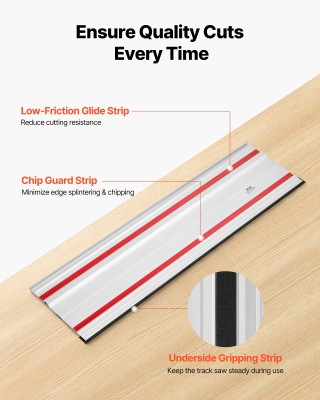 VEVOR Οδηγός Σιδηροτροχιάς με Εύρος Κοπής 2794 mm Σύνδεση για Makit...